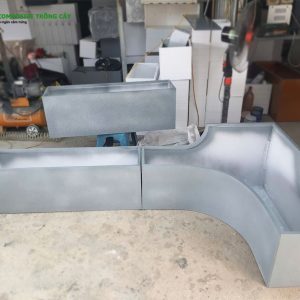 Chậu composite ban công góc cong